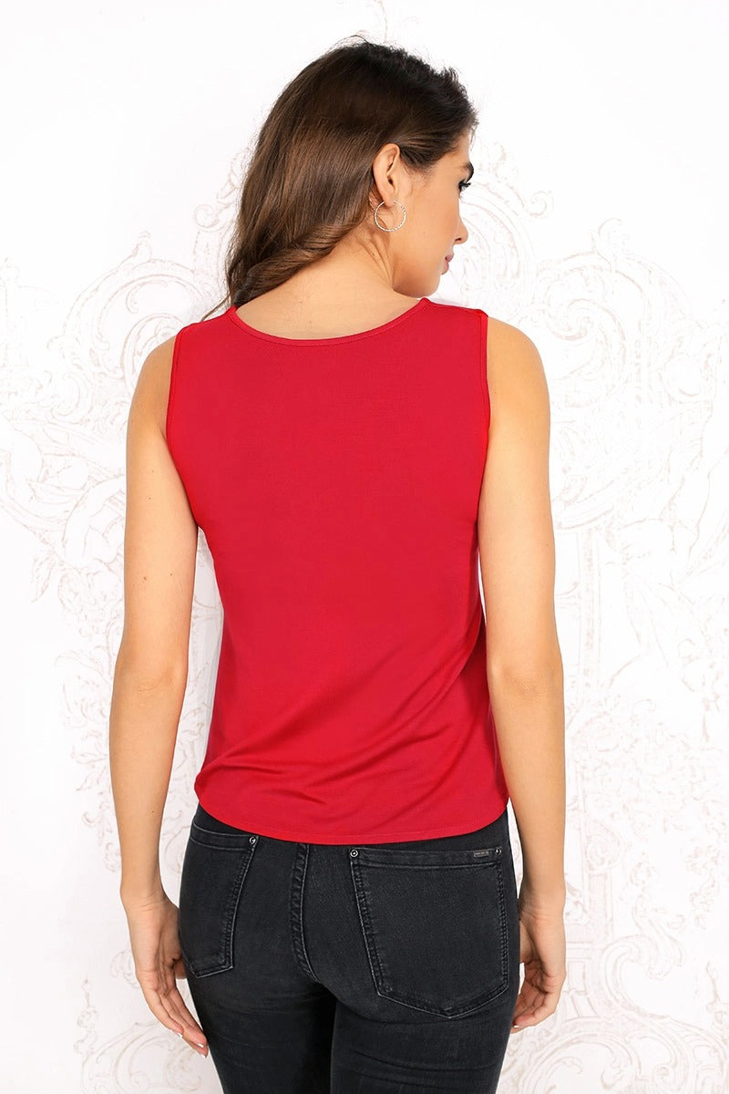 Топ на широких бретелях 6250 raspberry