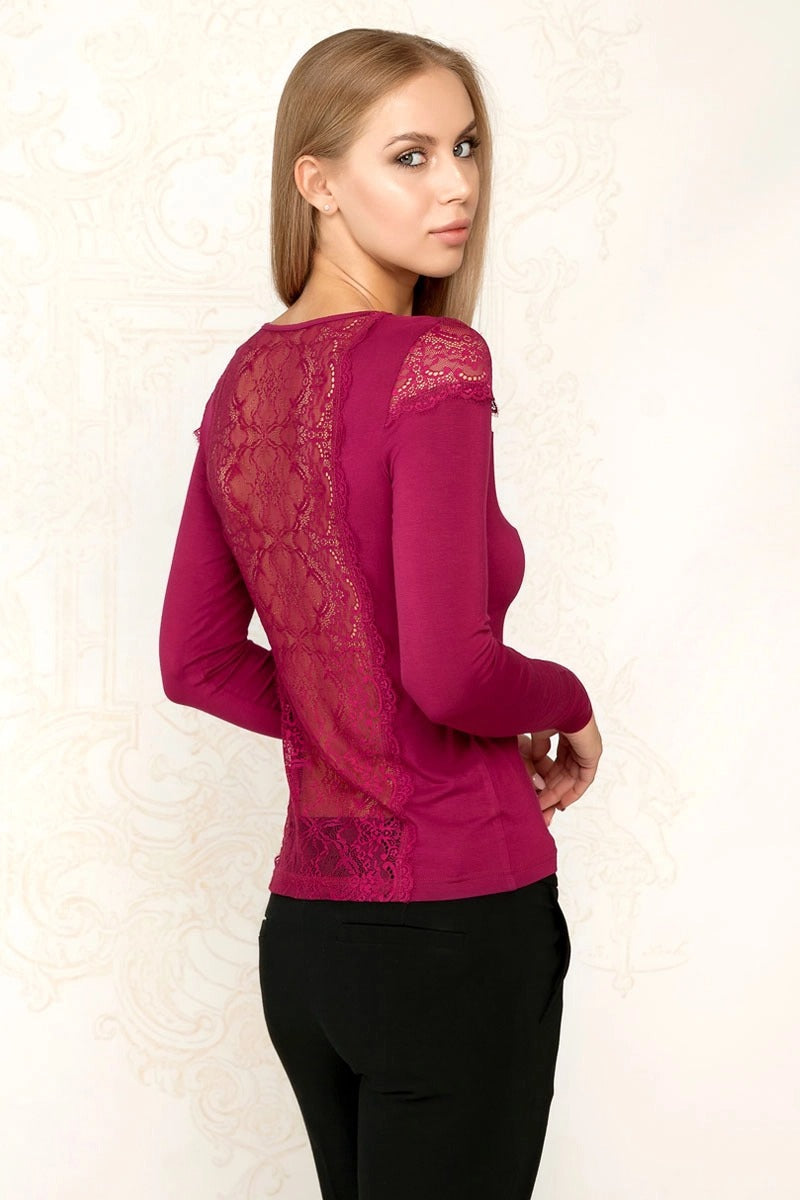 Джемпер з модалу 6276-5 amaranth