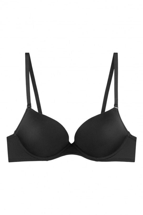 Бюстгальтер балконет со съемными бретелями 7000-000 black