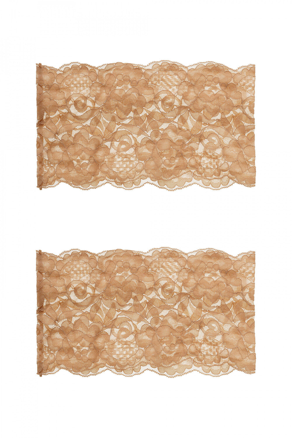 Кружевные бандалетки на бедра 7001-90 natural