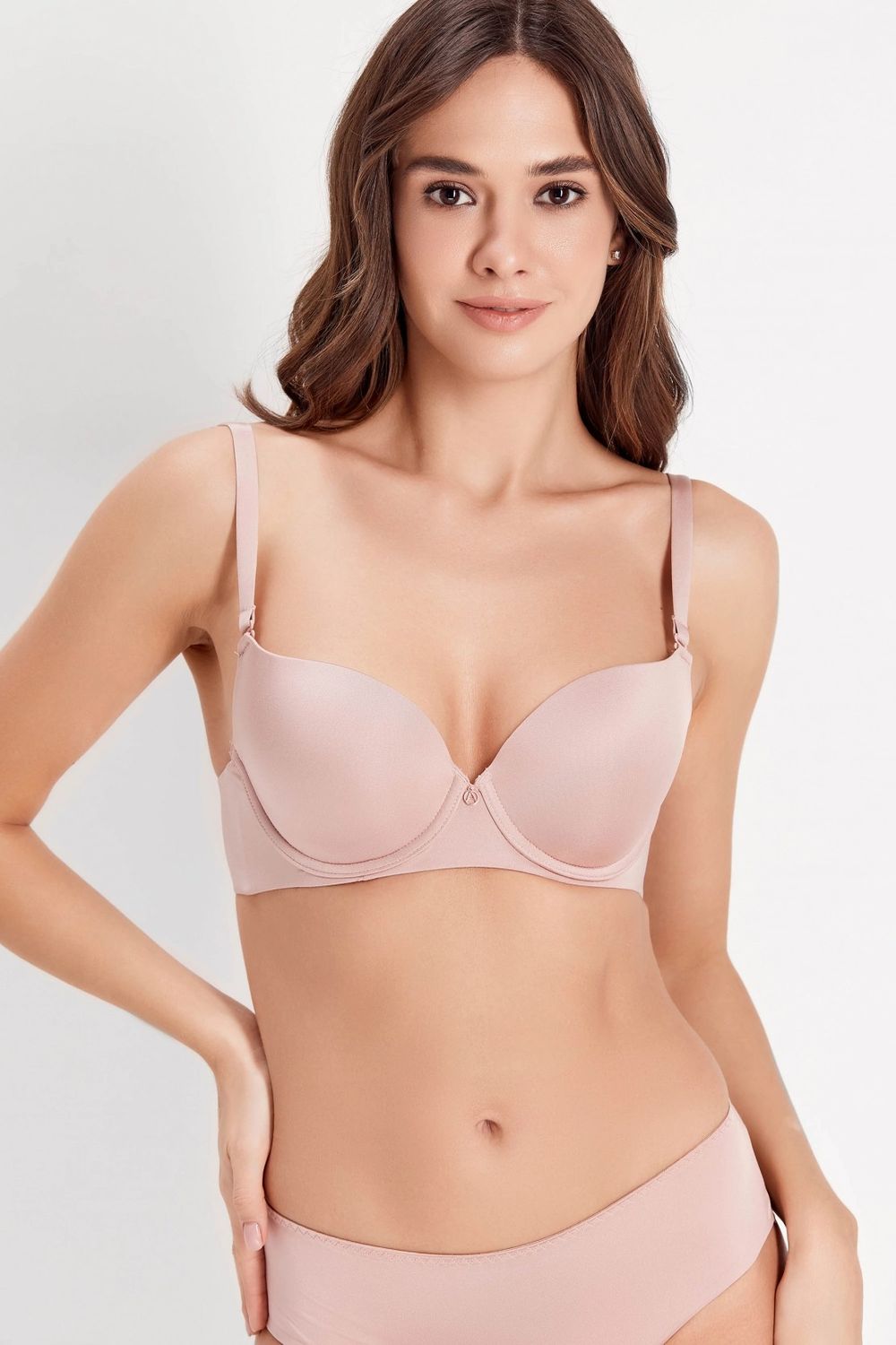 Бюстгальтер балконет со съемными бретелями 7005-011-1 mystical rose