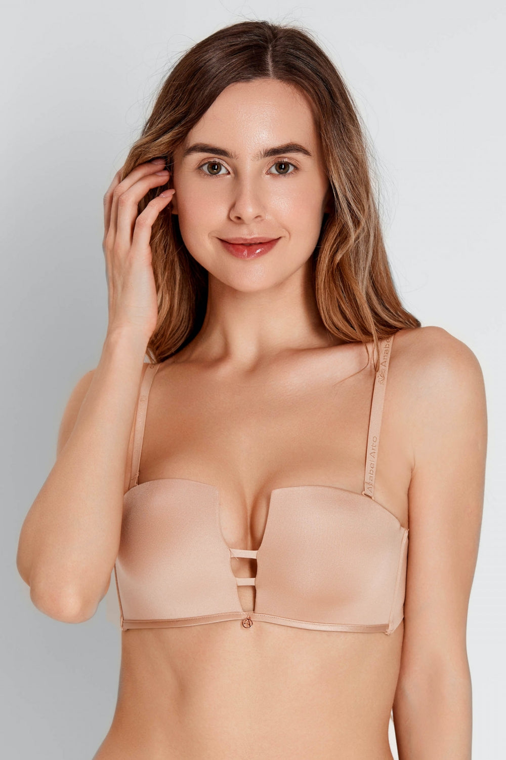 Бюстгальтер балконет без косточек 7005-015 beige