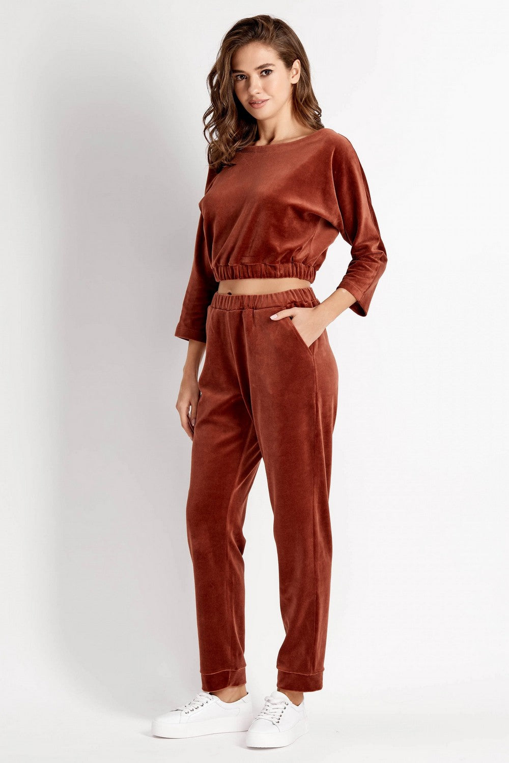 Комплект для дома из велюра 7005-6206 cinnamon