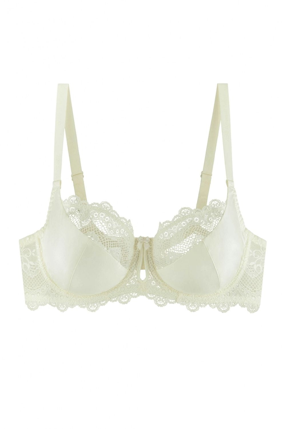 Бюстгальтер балконет с кружевом 7008-055-1 champagne