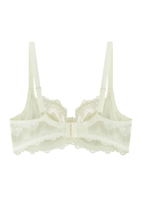 Бюстгальтер балконет с кружевом 7008-055-1 champagne