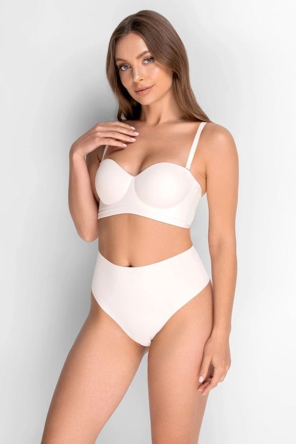 Бесшовный бюстгальтер балконет из микрофибры 7030-030 champagne