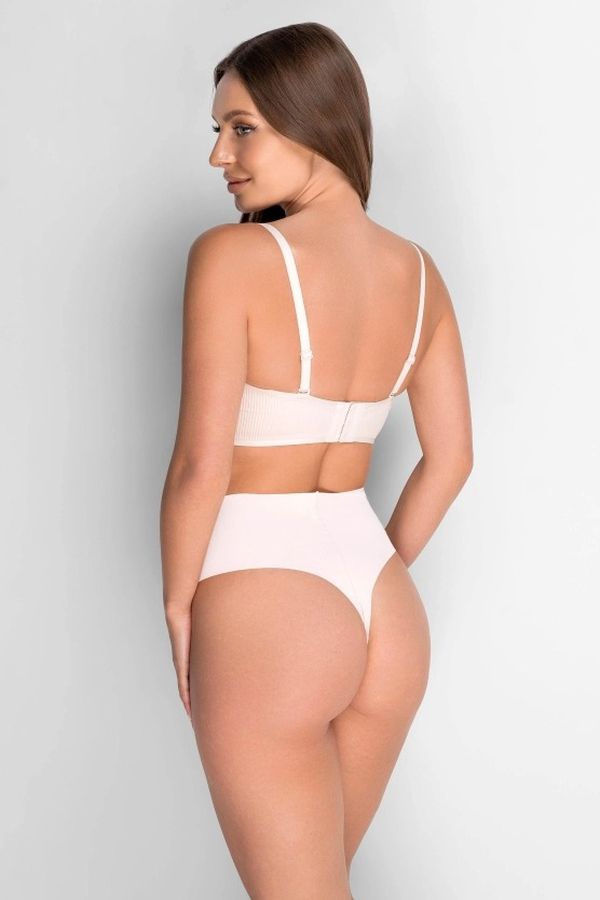 Бесшовный бюстгальтер балконет из микрофибры 7030-030 champagne