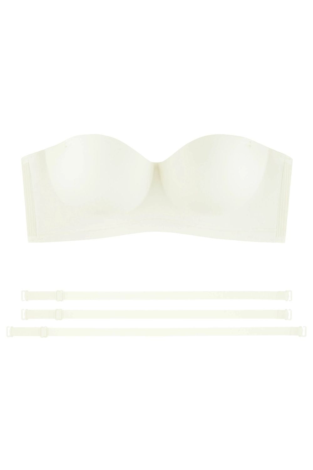 Бесшовный бюстгальтер балконет из микрофибры 7030-030 champagne