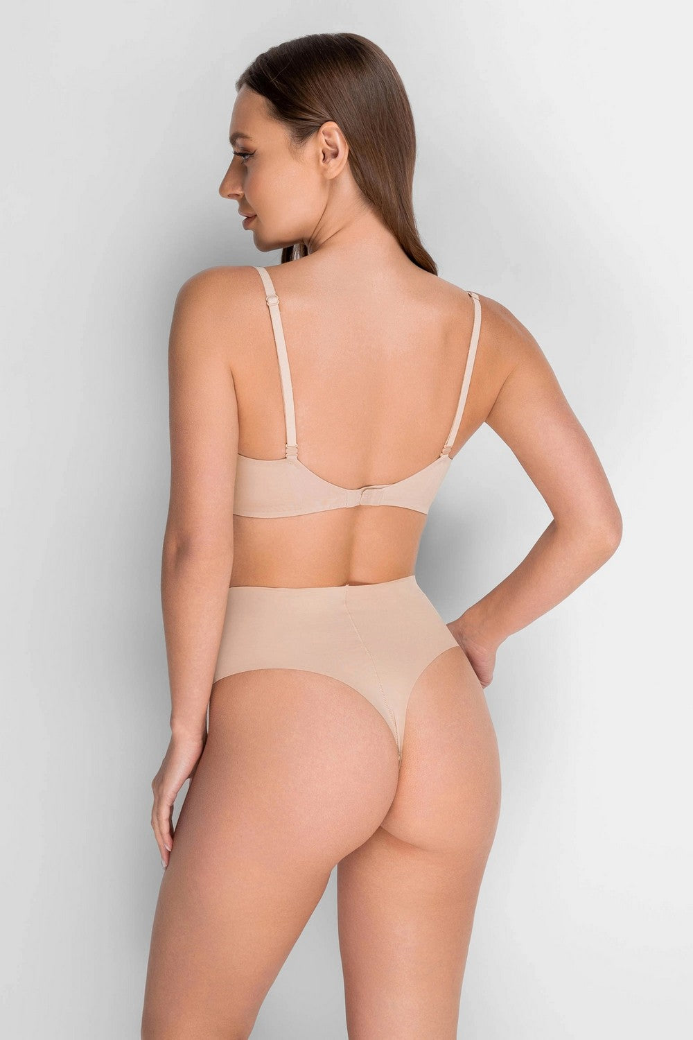 Бесшовный бюстгальтер из микрофибры 7030-032 beige