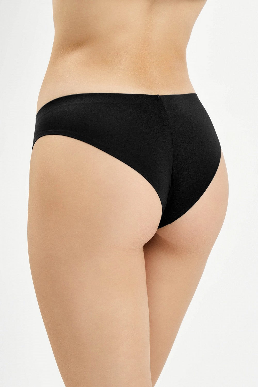 Трусики бразилиана из микрофибры 7074-23 black