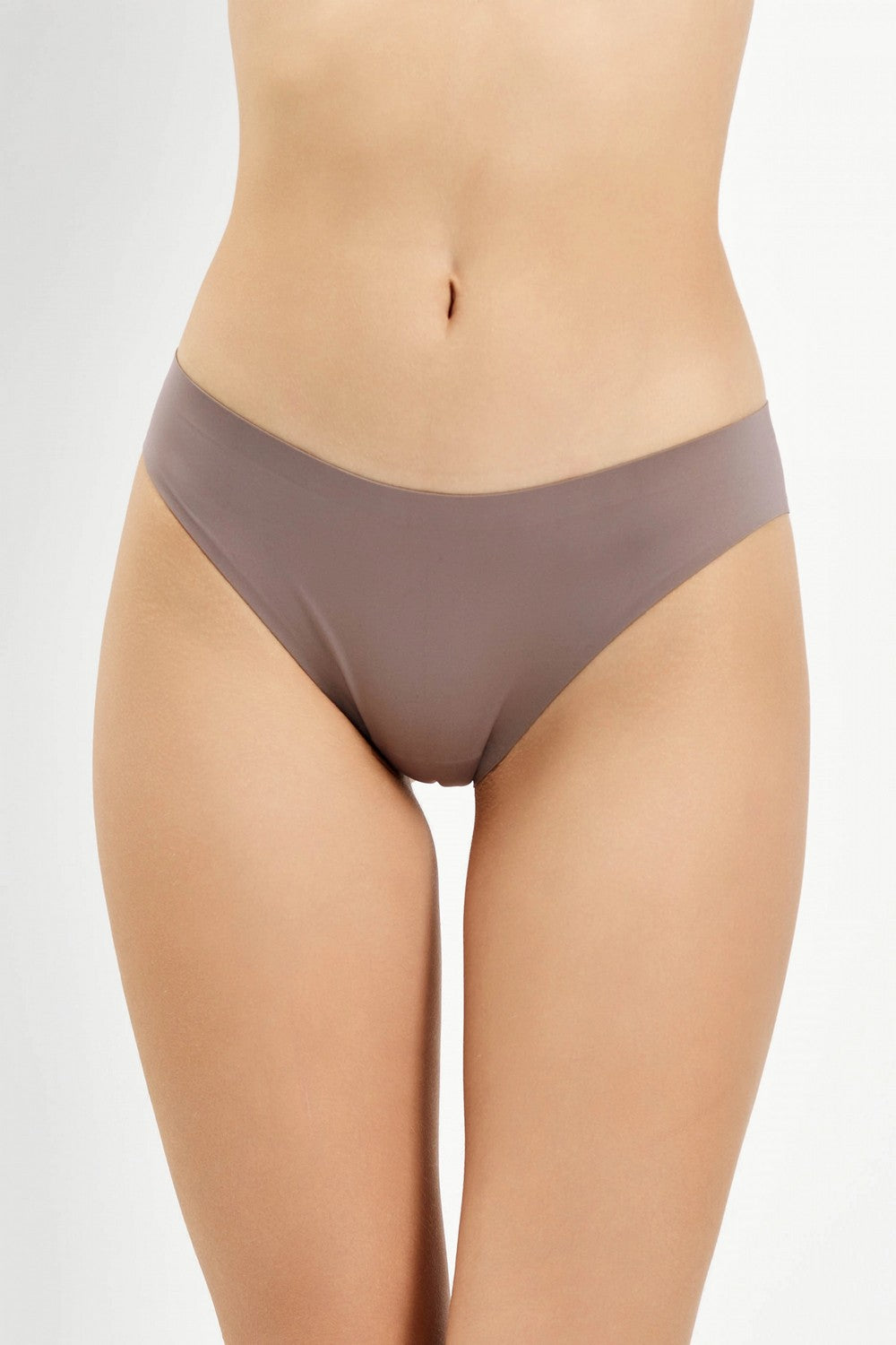 Трусики бразилиана из микрофибры 7074-23 coffee