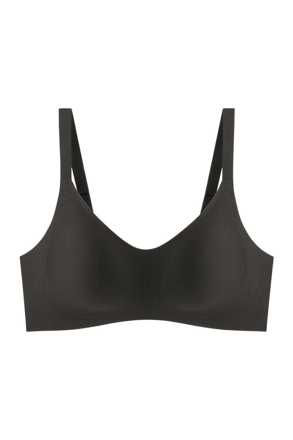 Бесшовный бра-топ из микрофибры 7075-075 black