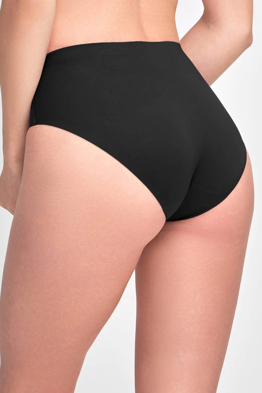 Бесшовные трусики слип 7075-33 black