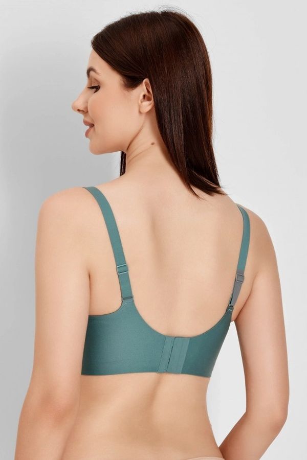 Бесшовный бра-топ из микрофибры 7075 turquoise