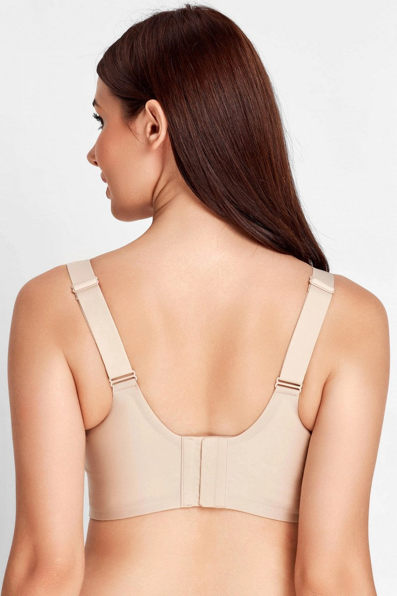 Бесшовный бра-топ из микрофибры 7080-075 beige