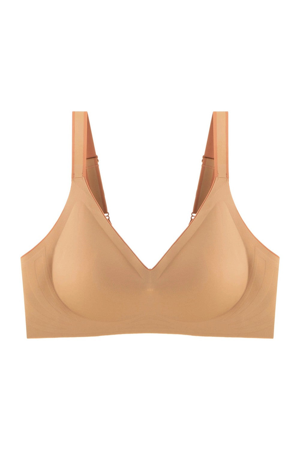 Бесшовный бюстгальтер с вкладышами 7085-074 natural