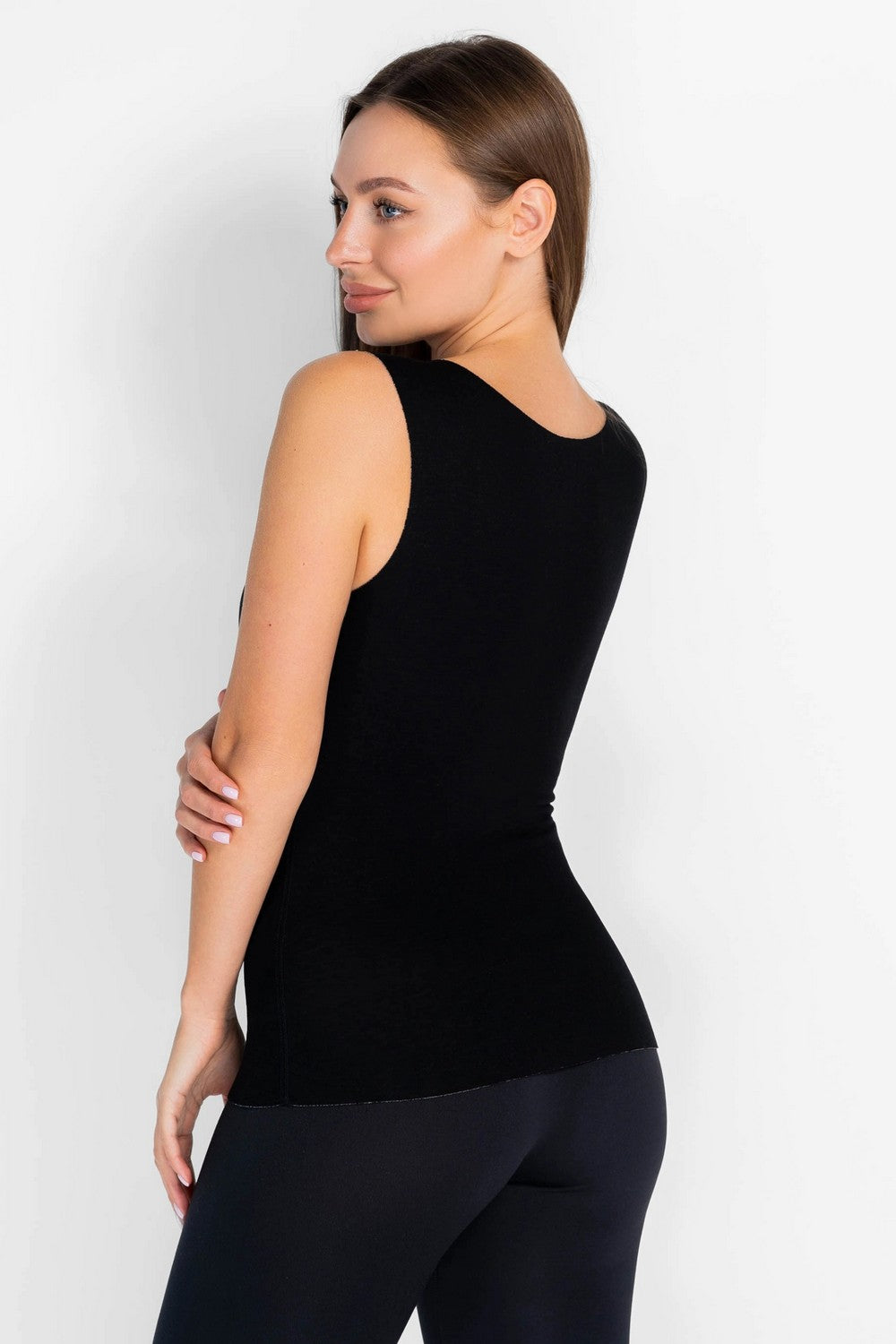 Майка с вкладышами push-up 7089-077 black