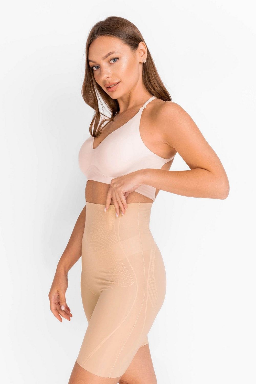 Моделирующие шорты с массажным эффектом 7090-46 beige