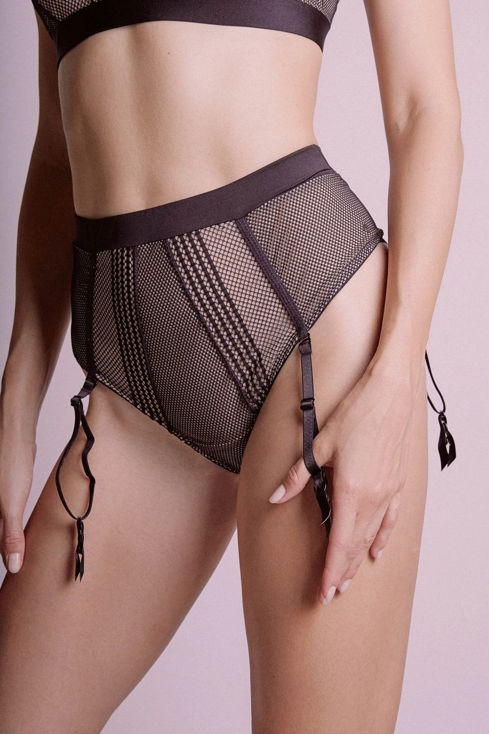 Съемные пажи для чулок 8148-55-1 black