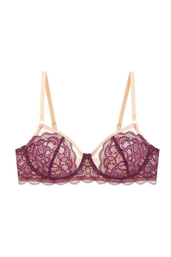 Бралет из кружева 8154-057-1 amaranth