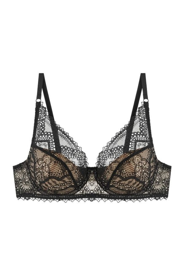 Бюстгальтер из кружева 8157-056 black