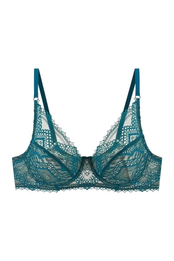 Бюстгальтер из кружева 8157-056 emerald