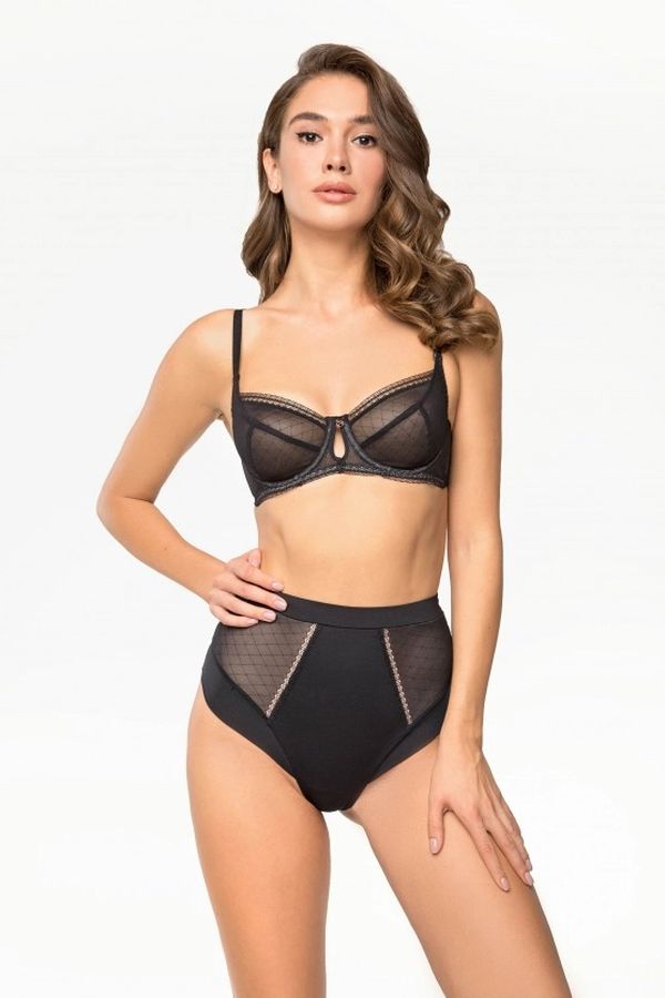 Бюстгальтер из сетки 8161-055 black