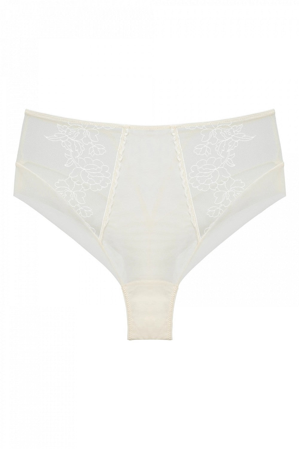 Трусики бразилиана с вышивкой 8164-25 champagne