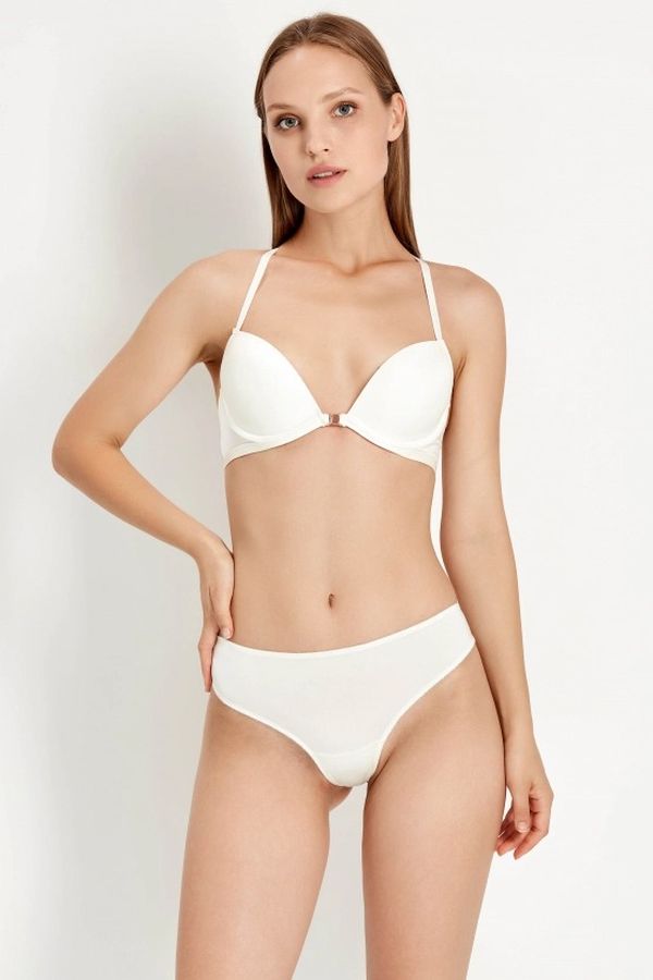 Бюстгальтер с кружевной спинкой 8169-019 champagne