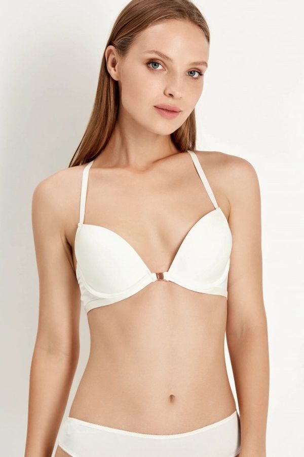 Бюстгальтер с кружевной спинкой 8169-019 champagne