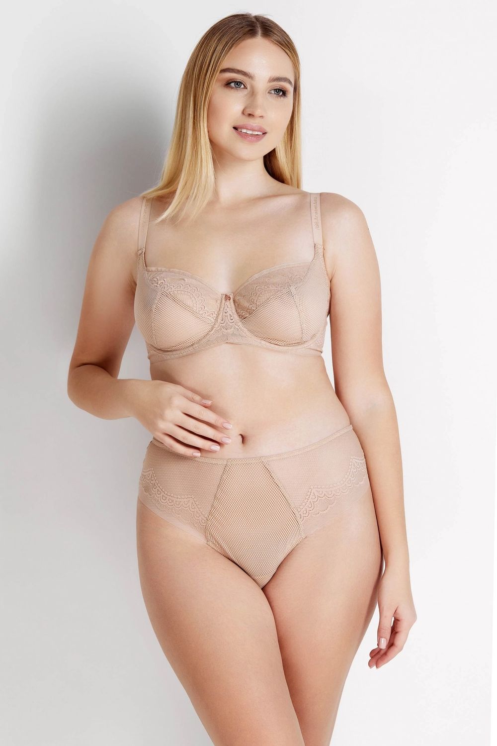 Бюстгальтер из кружева 8174-055 beige