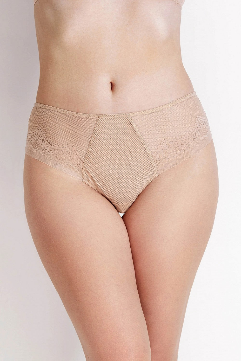 Кружевные трусики бразилиана 8174-24 beige
