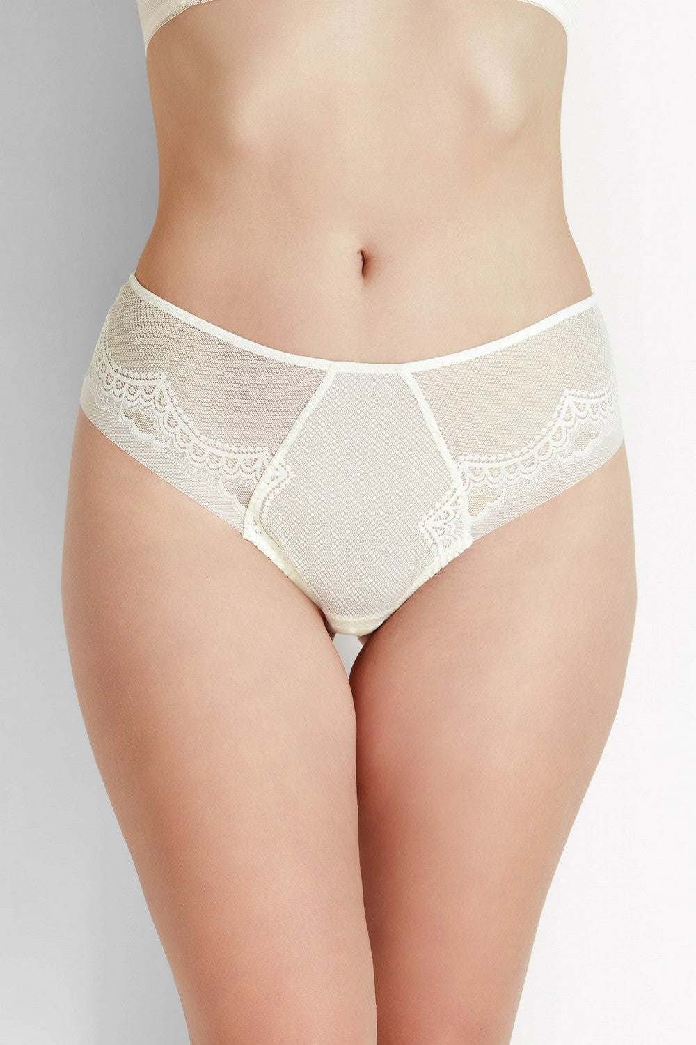 Кружевные трусики бразилиана 8174-24 champagne