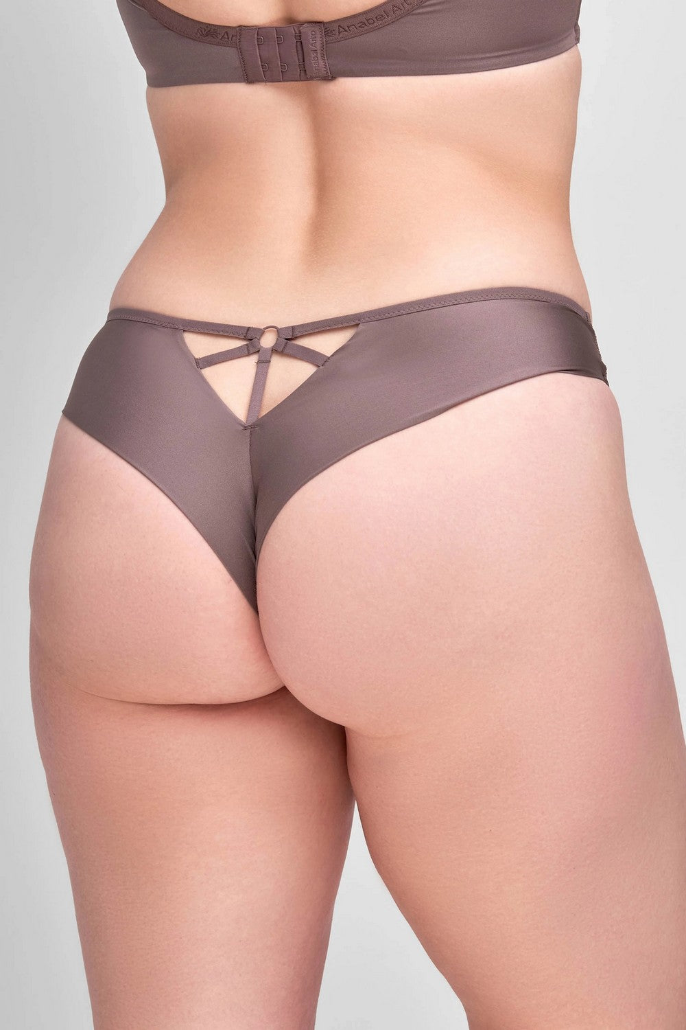 Трусики бразилиана из кружева 8175-22 taupe