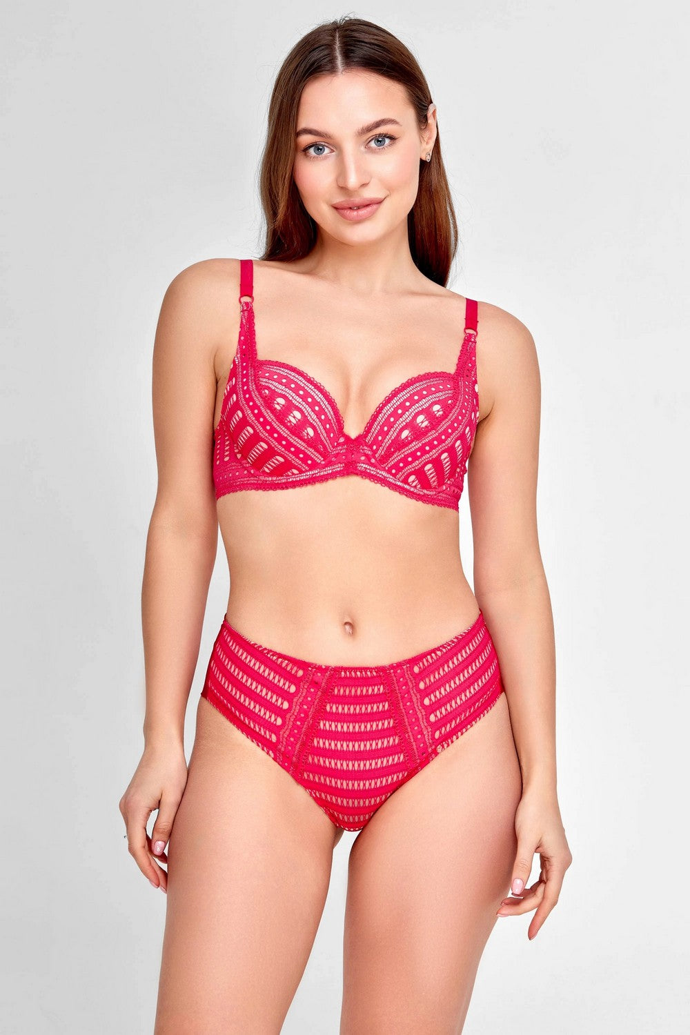 Бюстгальтер с формованной чашкой 8176-011 fuchsia