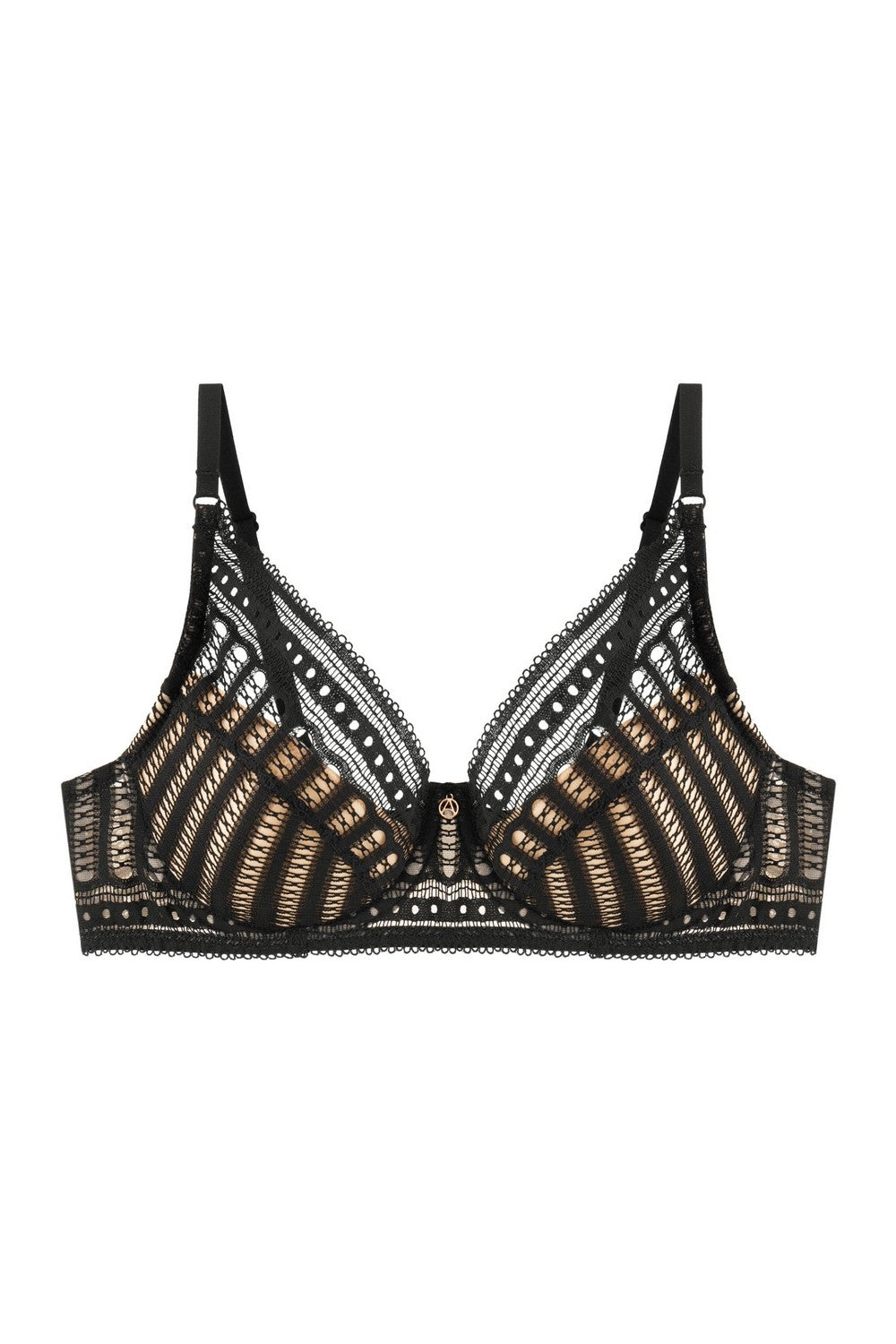 Бюстгальтер из кружева 8176-056 black