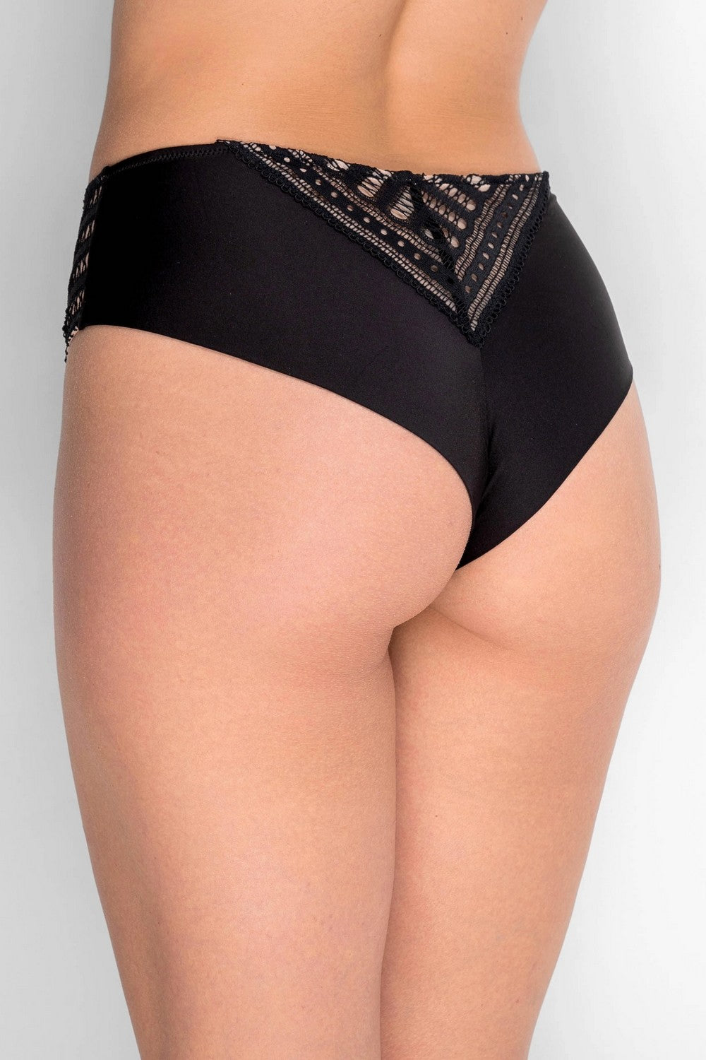 Трусики бразилиана из кружева 8176-24 black