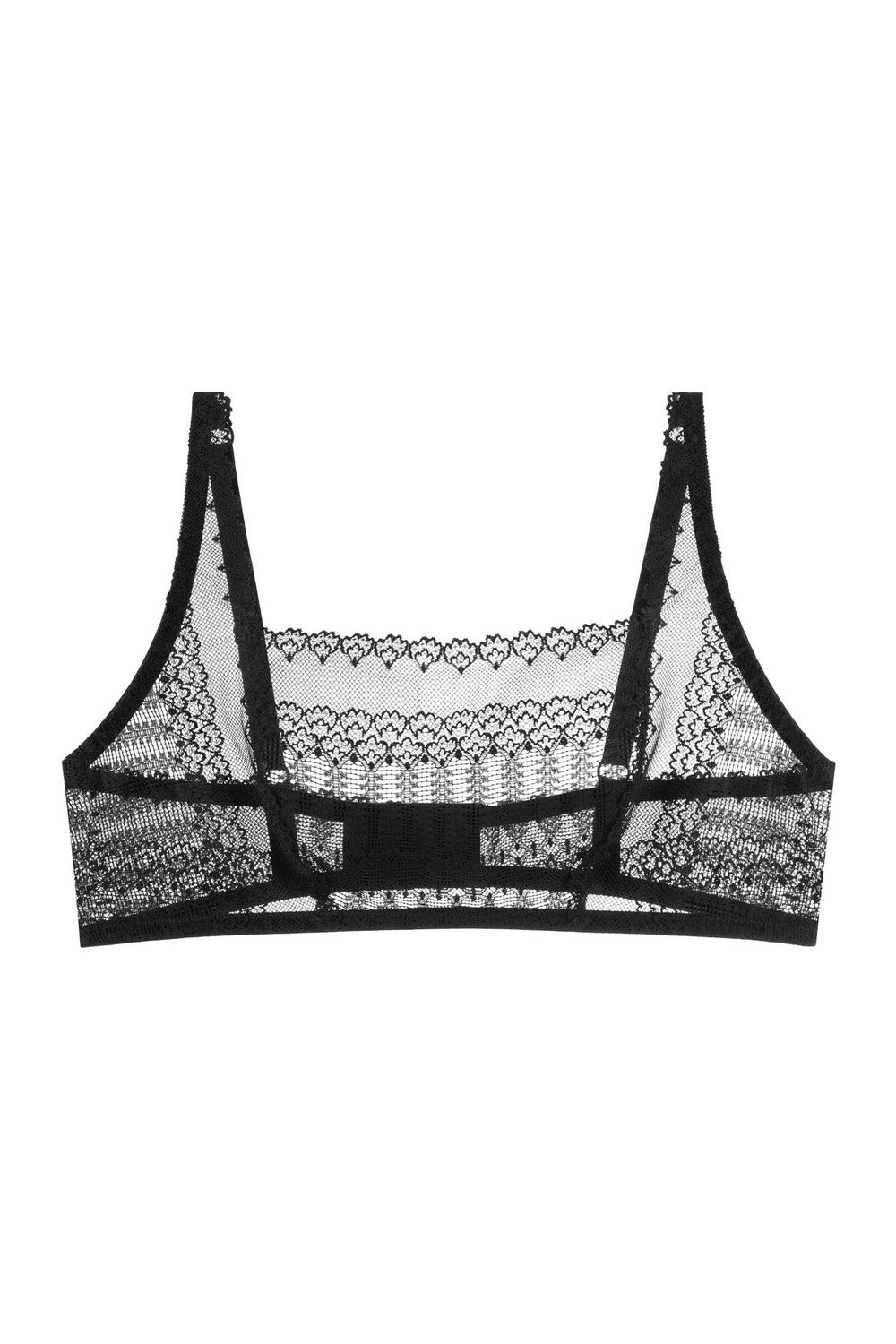 М'який бюстгальтер з мереживом 8177-048 black