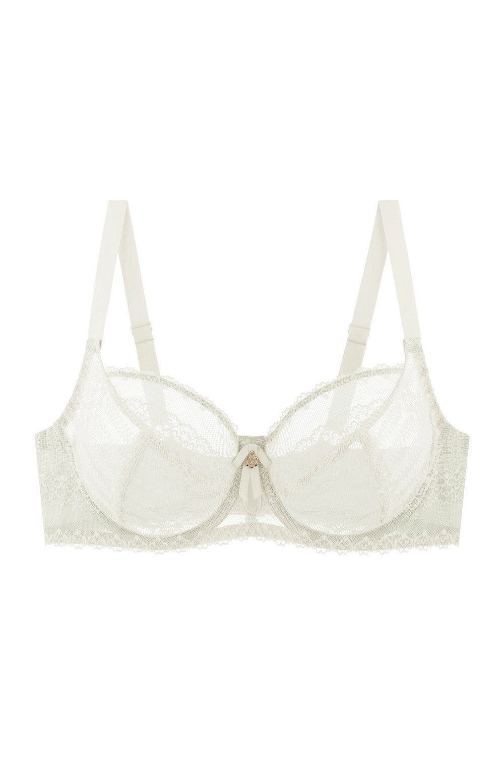 Мягкий бюстгальтер из кружева 8177-055 champagne