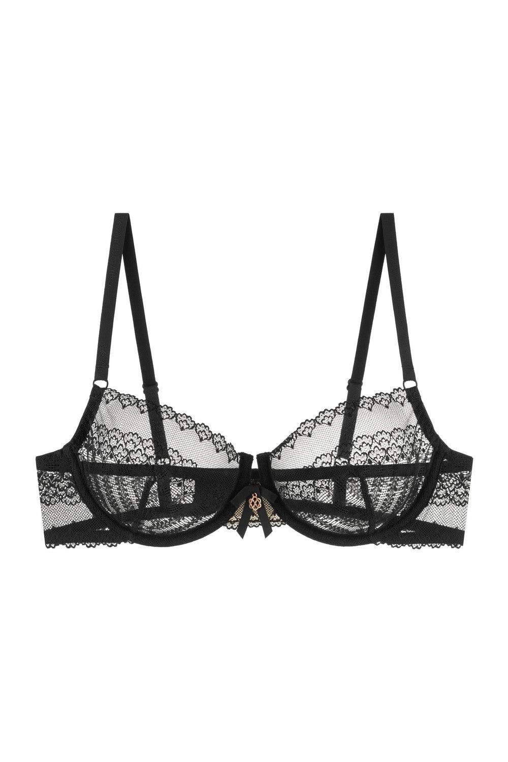 М'який бюстгальтер балконет 8177-057 black