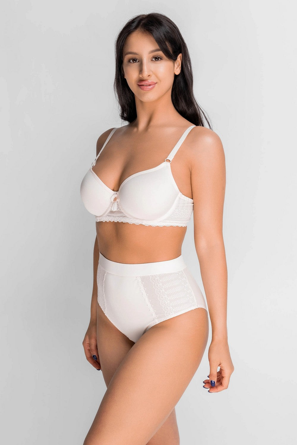 Высокие утягивающие трусики слип 8177-35 champagne