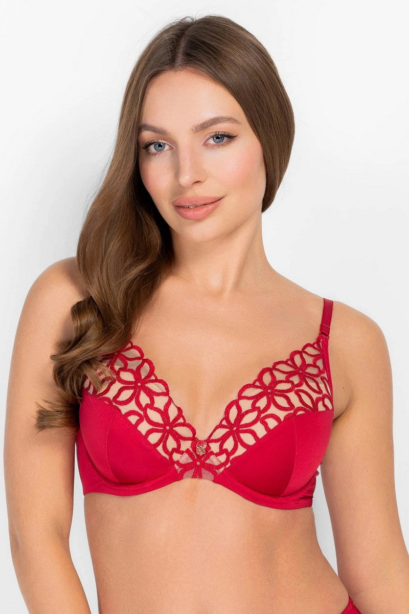 Бюстгальтер с формованной чашкой 8181-008 raspberry