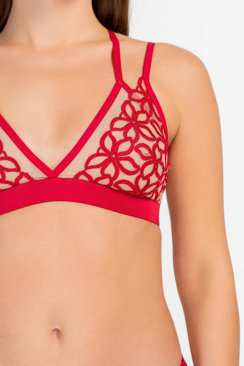 Бралет з мікросітки 8181-051 raspberry