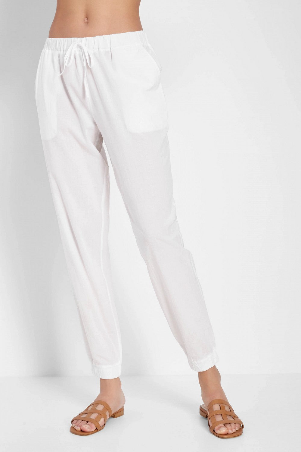 Пляжный комплект с брюками 921-734 white