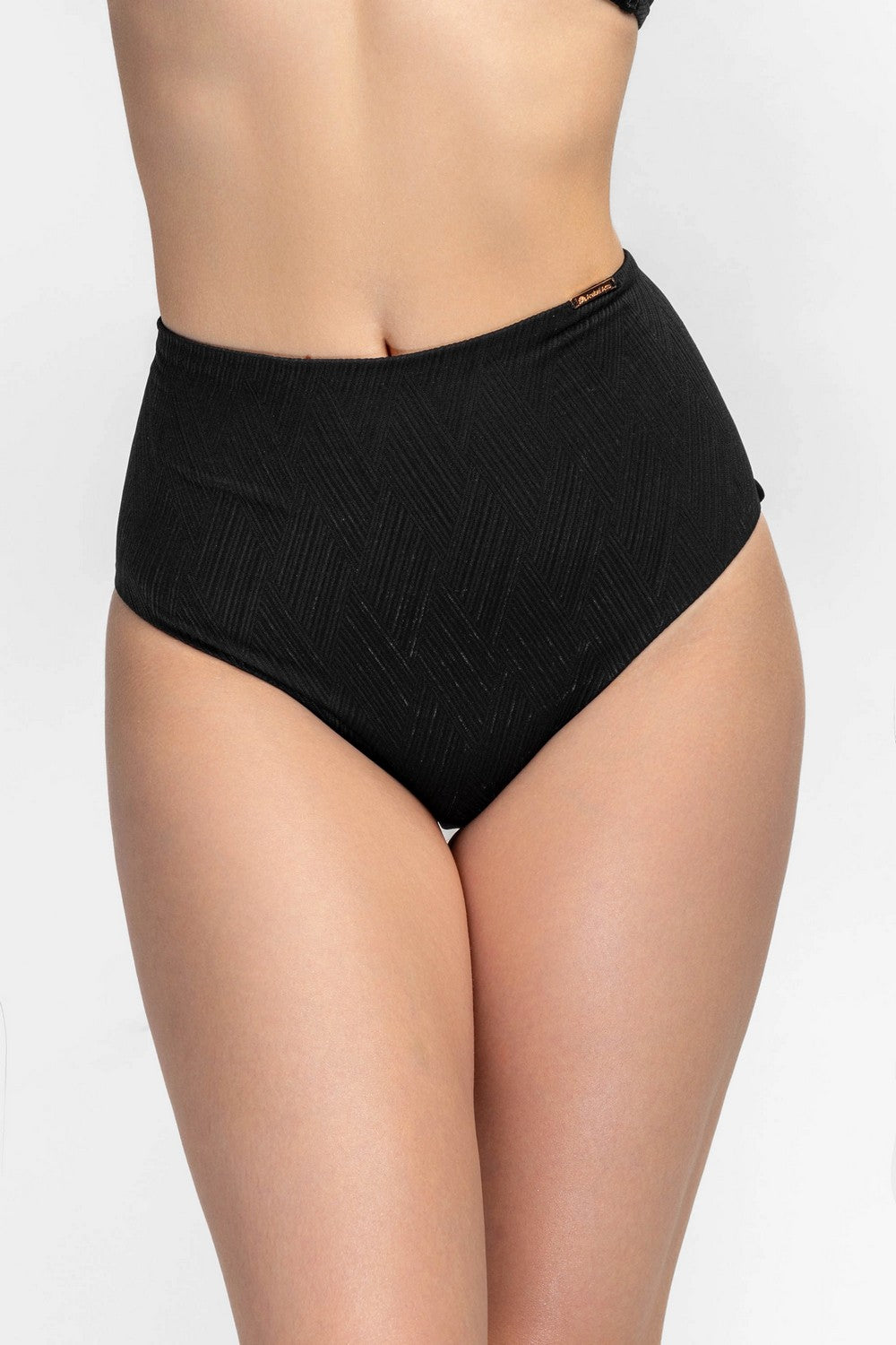 Купальник с высокими плавками 944-013/944-235 black