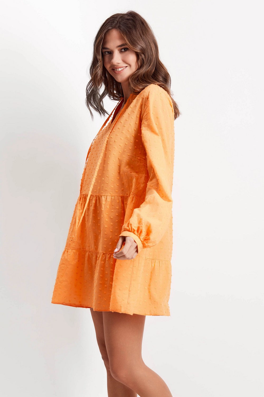 Хлопковая пляжная туника 944-700 mango