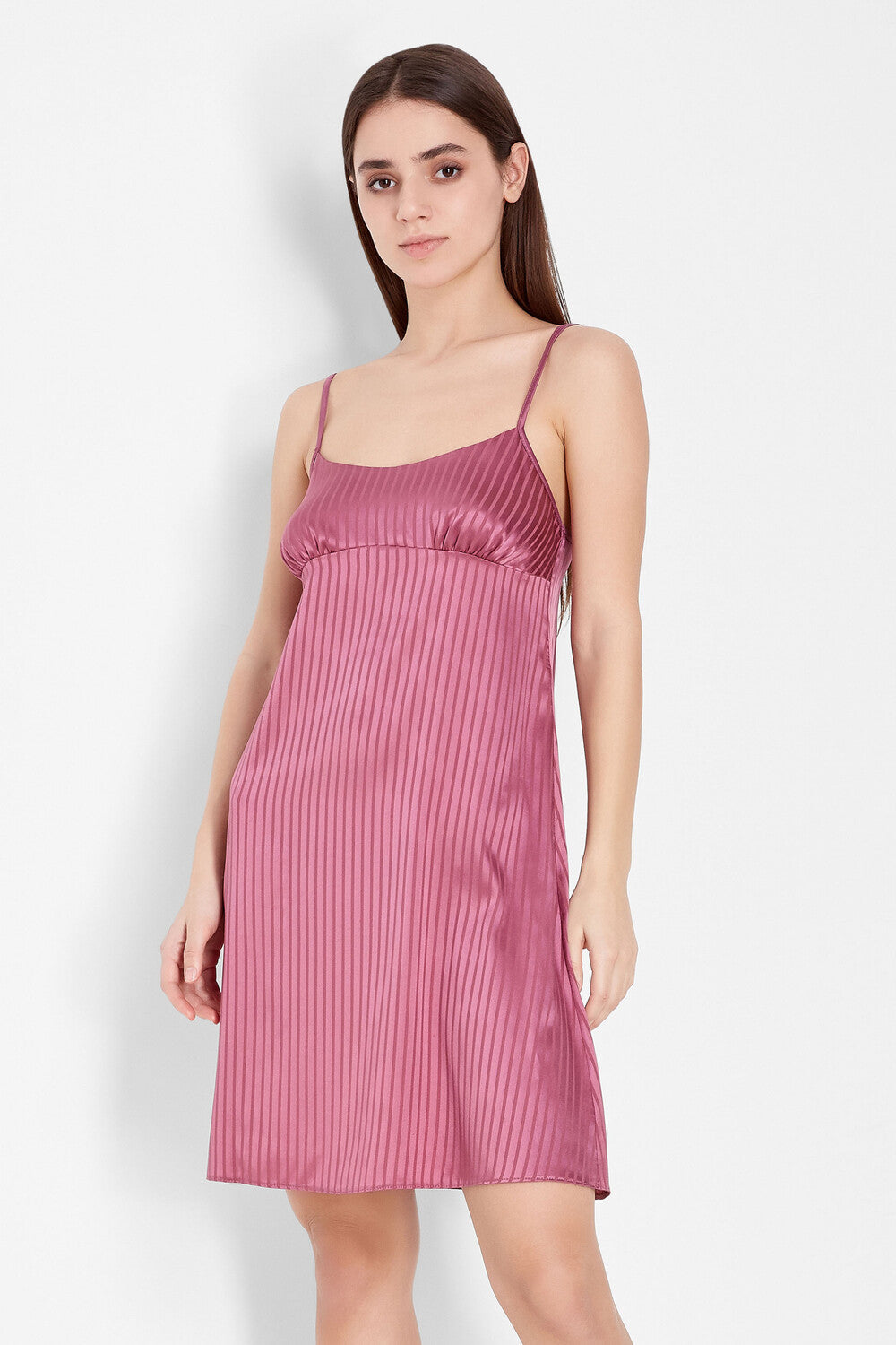 Ночная сорочка из шелка S-6007-2 purple