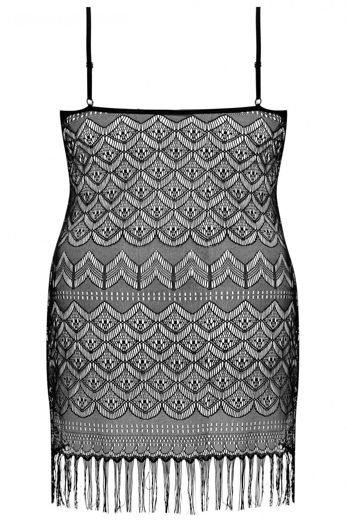 Эротическая сорочка с бахромой Geali