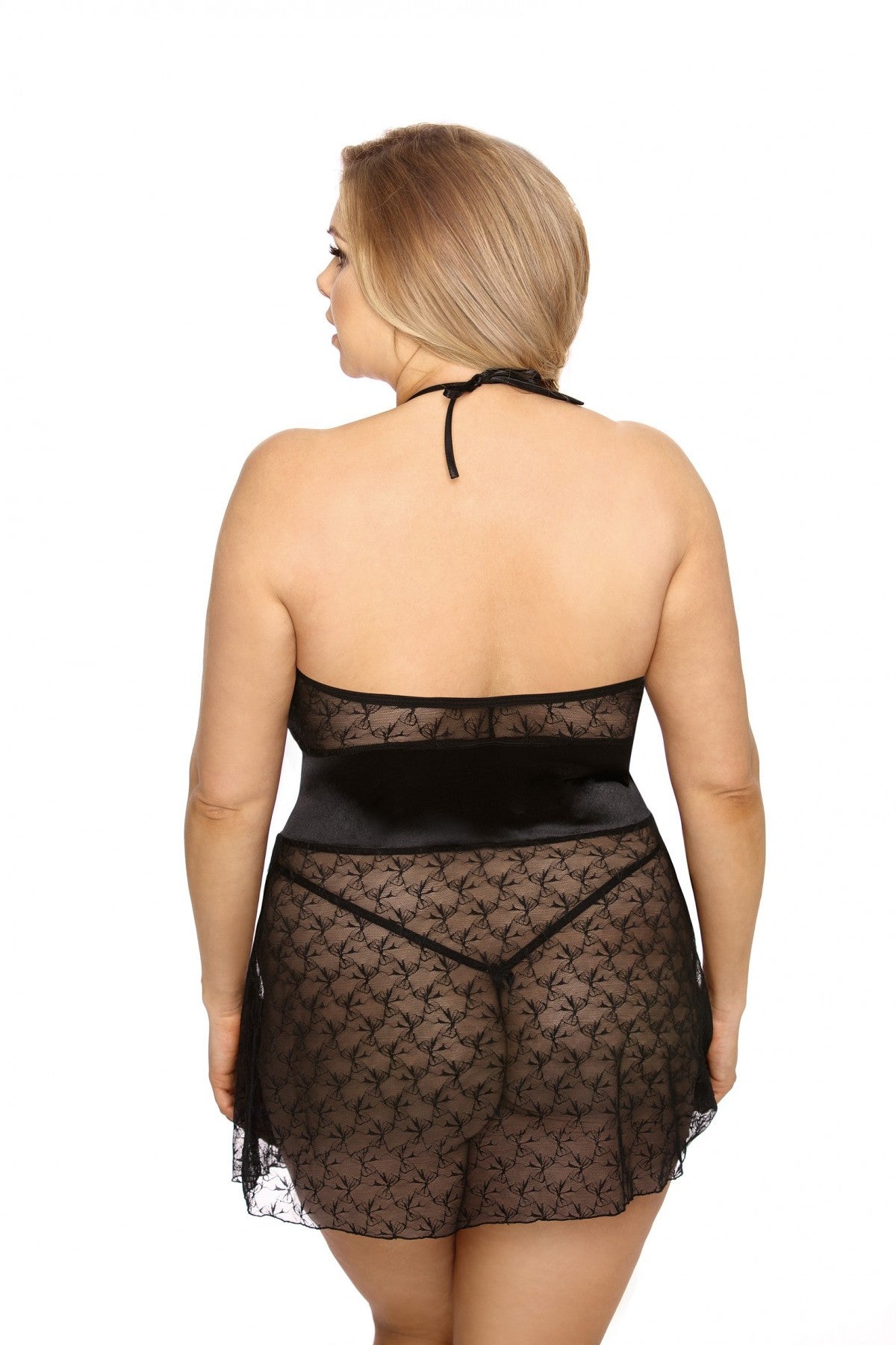 Прозрачный бебидолл с открытой спиной Rhiannon