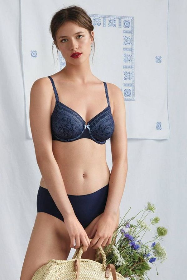 Бесшовные трусики 1342 Essentials dark blue